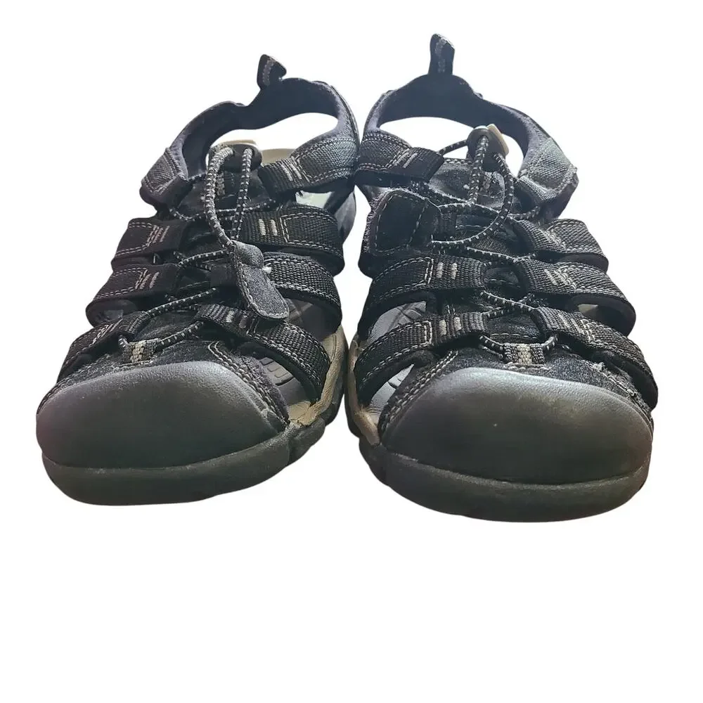 Croft &‎ Barrow Closed Toe Fisherman Sandals Mens 8 Black Hiking Slip On